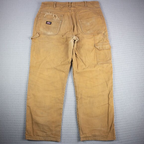 Dickies Workwear Double Knee Thrashed Carpenter Pants 38x30 - Picture 2 of 8